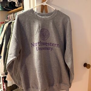 Northwestern University Gray Sweatshirt